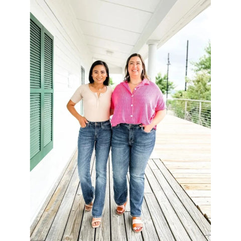 ✨HOT SALE 50% OFF👖New Tummy Control Bootcut Jeans 🔥