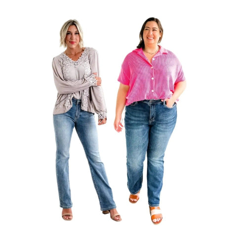 ✨HOT SALE 50% OFF👖New Tummy Control Bootcut Jeans 🔥