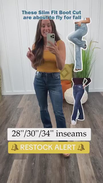✨HOT SALE 50% OFF👖New Tummy Control Bootcut Jeans 🔥